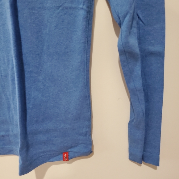 Esprit blue long sleeved ruched scoop neck small - Picture 5 of 10